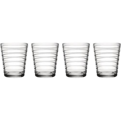 Iittala Aino Aalto Glas 22cl 4 stk, Klar