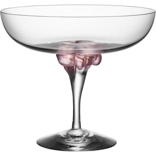 Kosta Boda Sugar Dandy Coupe Glas 32 cl. Rosa