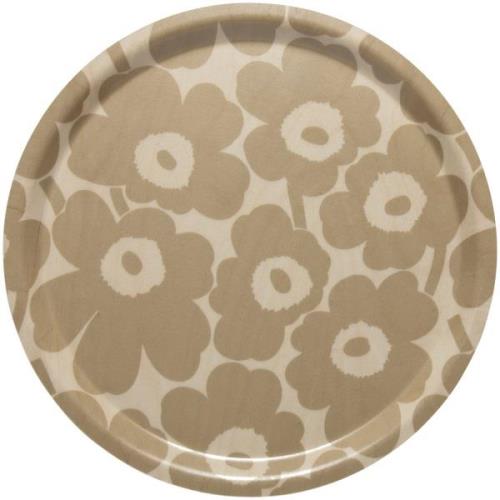 Marimekko MINI Unikko Bakke, 31 cm., lysebrun/beige