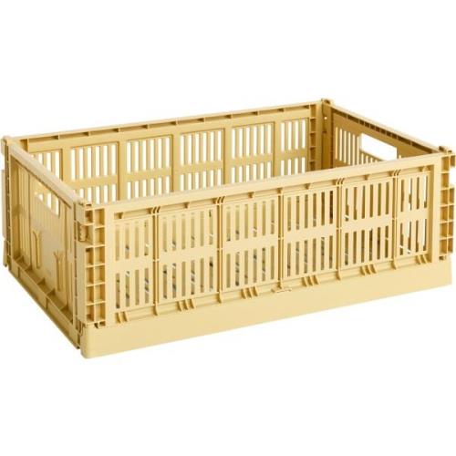 HAY Colour Crate opbevaringskasse, large, golden yellow