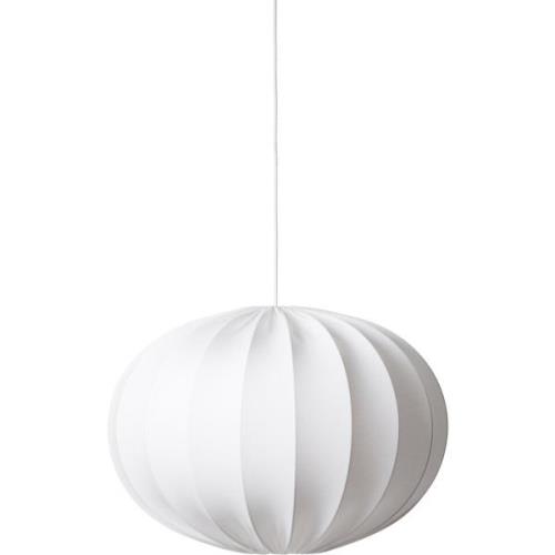 Watt & Veke Loftslampe, oval kugle, 65 cm, hvid