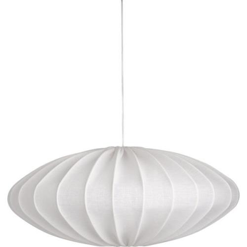 Watt & Veke Ellipse loftslampe, 65 cm, hør, hvid