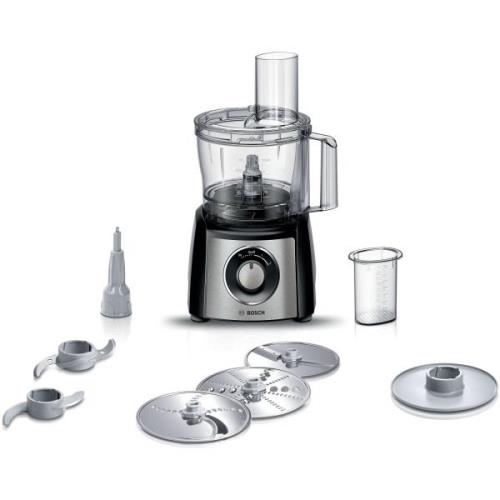 Bosch Foodprocessor, 800 W, vendbar skæreskive