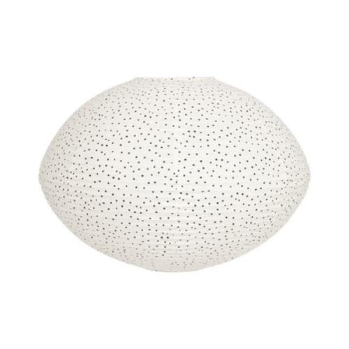 OYOY Moyo Paper Shade lampe 44 cm, off white/sort