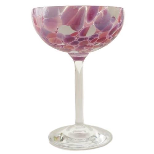 Magnor Swirl champagneglas 22 cl, pink