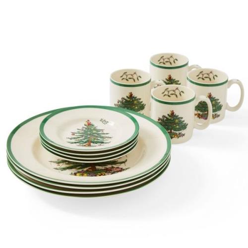 Spode Christmas Tree juleservice 12 dele