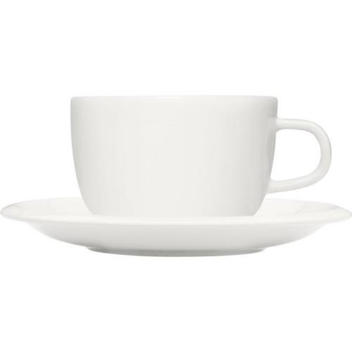 Iittala Raami kaffekop med fad, hvid