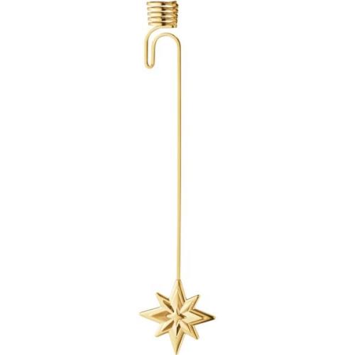 Georg Jensen Christmas Collection 2024 Stjerne lyseholder, 18 kt guldb...