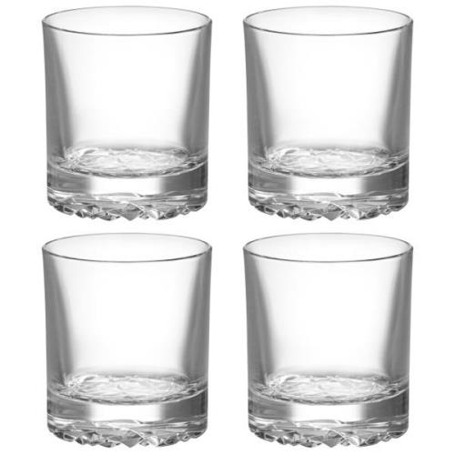 Orrefors Carat Old Fashioned glas 21 cl, 4 stk.