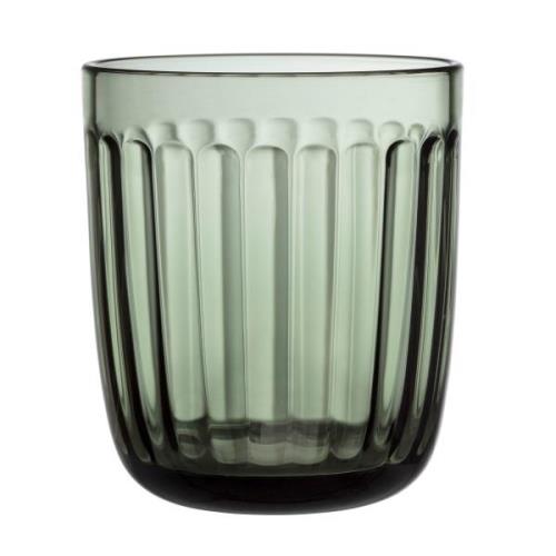 Iittala Raami drikkeglas 26 cl, Fyrretræsgrøn, 2 stk.