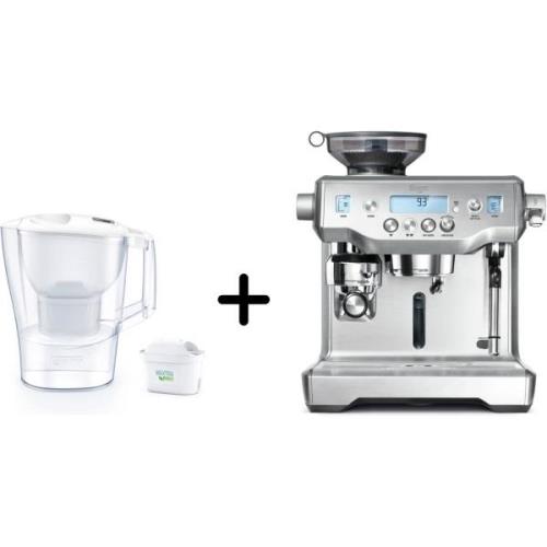 Sage BES980 The Oracle espressomaskine + Brita Aluna filterkande