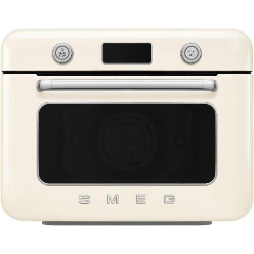 Smeg COF01CREU Fritstående dampovn, creme