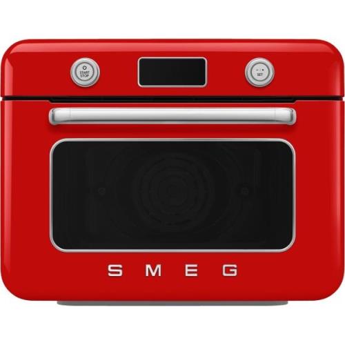 Smeg COF01RDEU Fritstående dampovn, rød