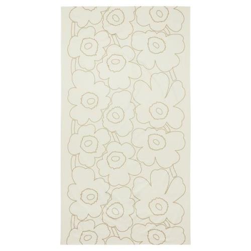 Marimekko Piirto Unikko Dug 250 x 140 cm, linned/guld