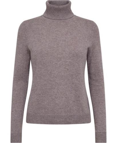 Christian Berg Kkarita ML - 100% Cashmere Kvinde Taupe Mel Sweaters St...