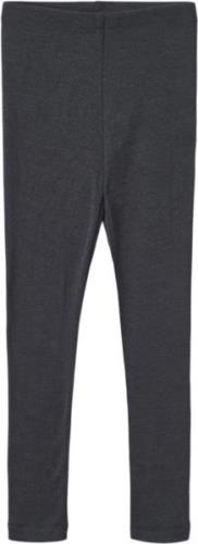 Wheat Uld Leggings Str 3 år / 98 cm Uld - Blå Leggings hos Magasin