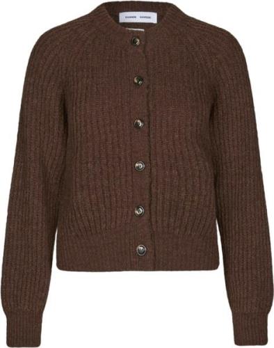 Samsøe Samsøe Salayla Cardigan 15009 Kvinde Cappuccino Cardigans Str L...