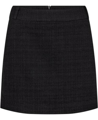 Second Female Malina Mini Skirt Kvinde Black Korte Nederdele Str L - h...