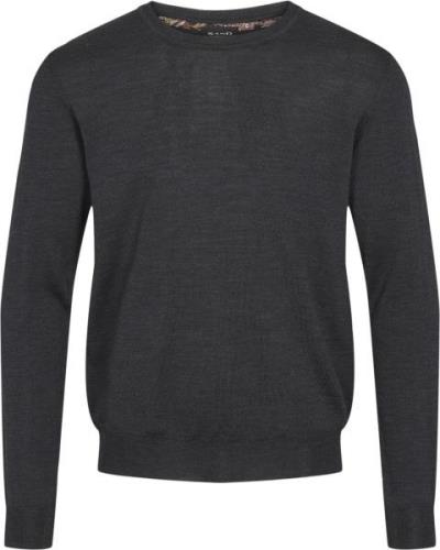 Sand Merino Iq Mand Grå Sweaters Str L Merino - hos Magasin