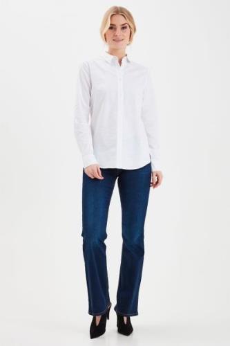 Fransa Frzaoxford 1 Shirt Kvinde White Langærmede Skjorter Regular Fit...