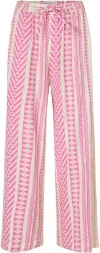 Lollys Laundry Liamll Pants Kvinde Pink Bukser Med Brede Ben Loose Fit...