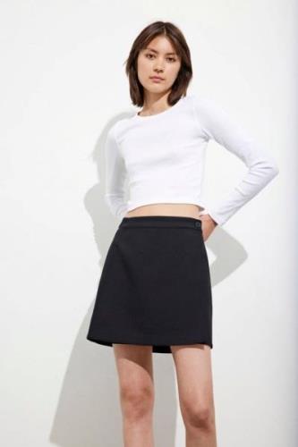 Envii Enatwood Skirt 6797 Kvinde Black Korte Nederdele Str L - hos Mag...