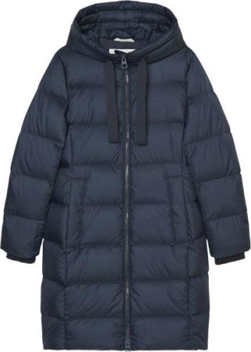 Marc O’Polo Coat, Down Filled, With Hood, Welt Kvinde Deep Blue Sea Du...