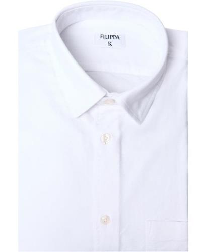 Filippa K Tim Oxford Shirt Mand White Langærmede Skjorter Str 46 - Bom...