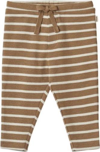 Wheat Jersey Bukser Manfred Str 2 år / 92 cm - Caramel Stripe Bukser B...