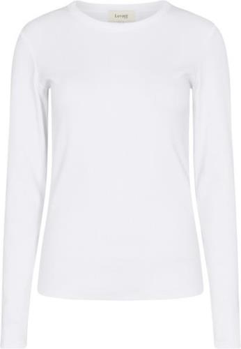 Levete room Lrnumbia 3 Kvinde L100 - White Langærmede T-shirts Str L -...