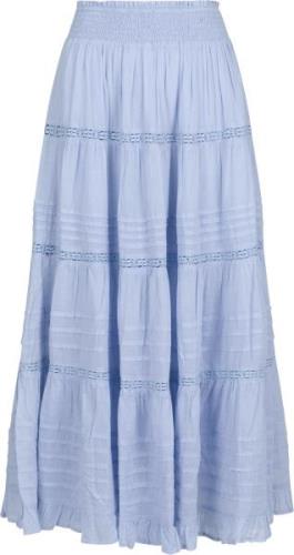 Neo Noir Felicia S Voile Skirt Kvinde Light Blue Maxi Nederdele Str 40...