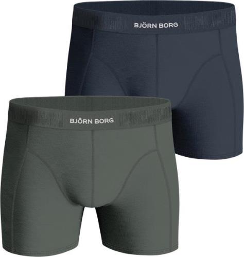 Björn Borg Premium Cotton etch Boxer 2p L - Boxershorts hos Magasin