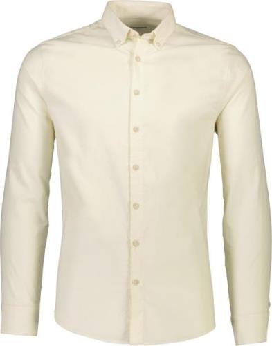 Lindbergh Fine Corduroy Shirt L/S Mand Hvid Langærmede Skjorter Regula...