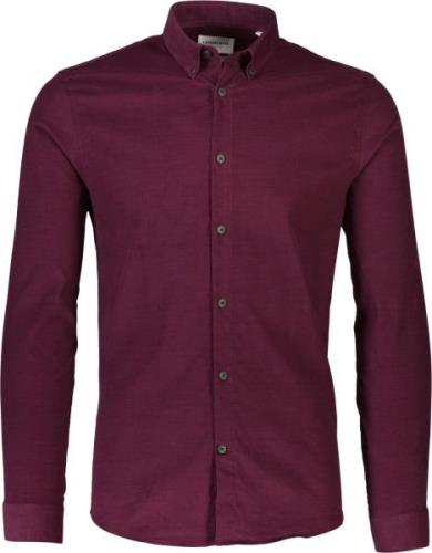 Lindbergh Fine Corduroy Shirt L/S Mand Rød Langærmede Skjorter Regular...