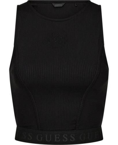 GUESS EMI Tank Logo TOP Kvinde Jet Black A996 Tanktoppe Str L - hos Ma...