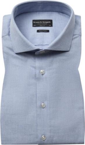 Bruun & Stengade BS Mccollum Modern Fit Shirt Mand Light Blue Langærme...