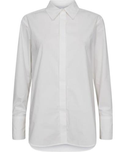 DAY Birger et Mikkelsen Christiane Solid Cotton RD Kvinde Bright White...