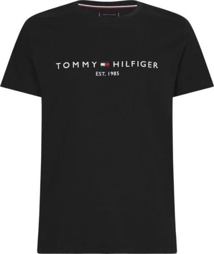 Tommy Hilfiger Core Tommy Logo TEE Mand Jet Black Kortærmede T-shirts ...