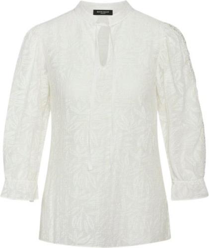 Bruuns Bazaar Maclurabbimiras Blouse Kvinde Snow White Langærmede Blus...