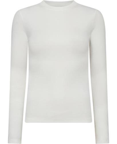 Blanche Laguna Tshirt LSL Kvinde White Langærmede T-shirts Str L - hos...