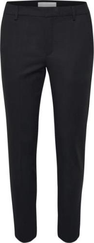 InWear Zella Pant hw Kvinde Sort Bukser Med Smalle Ben Regular Fit Str...