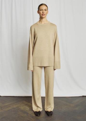 Bruun & Stengade BS Adalyn Knitwear Kvinde Sand Sweaters Str L - hos M...