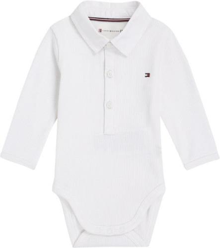 Tommy Hilfiger RIB Body LS Str 2 år / 92 cm - White Langærmede Bodies ...