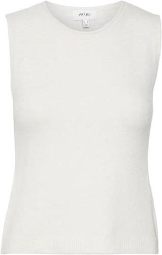 Vero Moda Vmlucille Oneck Knit Tank TOP VMA Kvinde Birch Tanktoppe Reg...