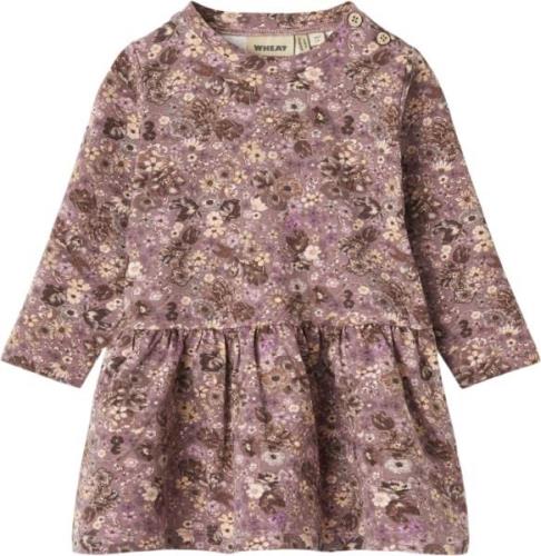 Wheat Jersey Kjole Bessie Str 2 år / 92 cm - Lavender Flowers Kjoler B...