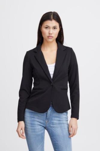 ICHI Kate Blazer Kvinde Sort Blazere Regular Fit Str L - hos Magasin