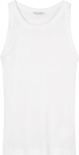 Marc O’Polo Top, 1 1 rib Kvinde White Tanktoppe Str L - hos Magasin