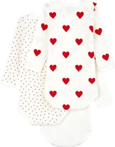 Petit Bateau 3 Bodies US ML Varian18m Str 3M - Variante 1 Langærmede B...