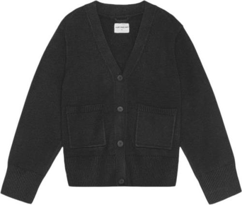 Moshi Moshi Mind Forest Knit Cardigan Kvinde Black Sweaters Str L - ho...