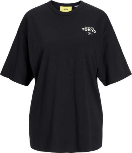 JJXX Jxnelly Loose SS TEE JRS Kvinde Black/tokyo Kortærmede T-shirts L...